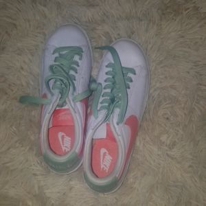 pink and teal nikes